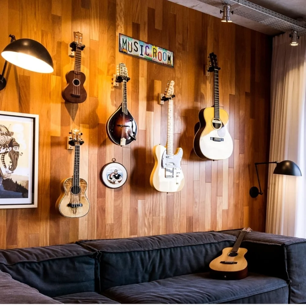 Vintage Style 'Music Room' Metal Wall Sign - Multicolor
